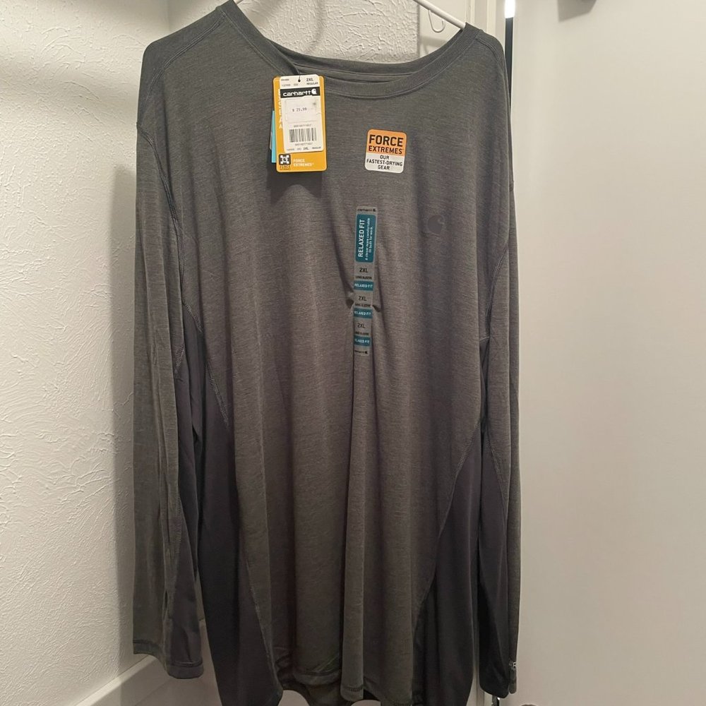 Carhartt Long Sleeve Relaxed Fit Shirt Force Extremes XXL 2XL